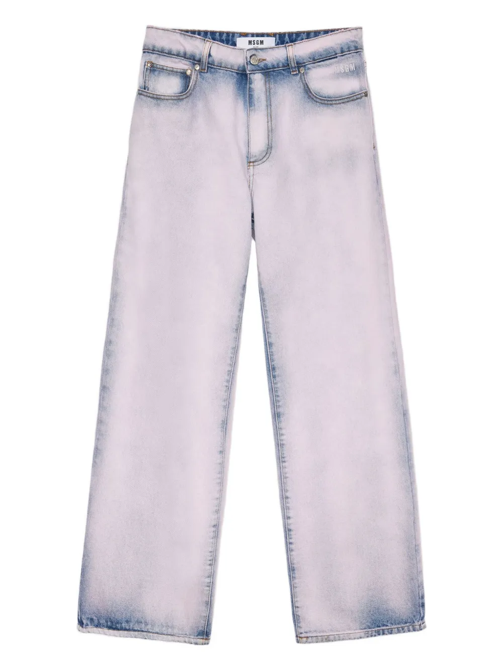 MSGM jeans con logo | rosado | Image 1