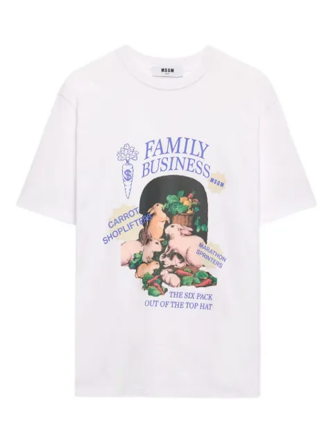 MSGM graphic-print T-shirt