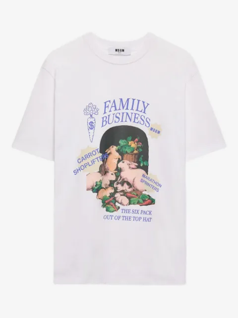 MSGM t-shirt à imprimé graphique