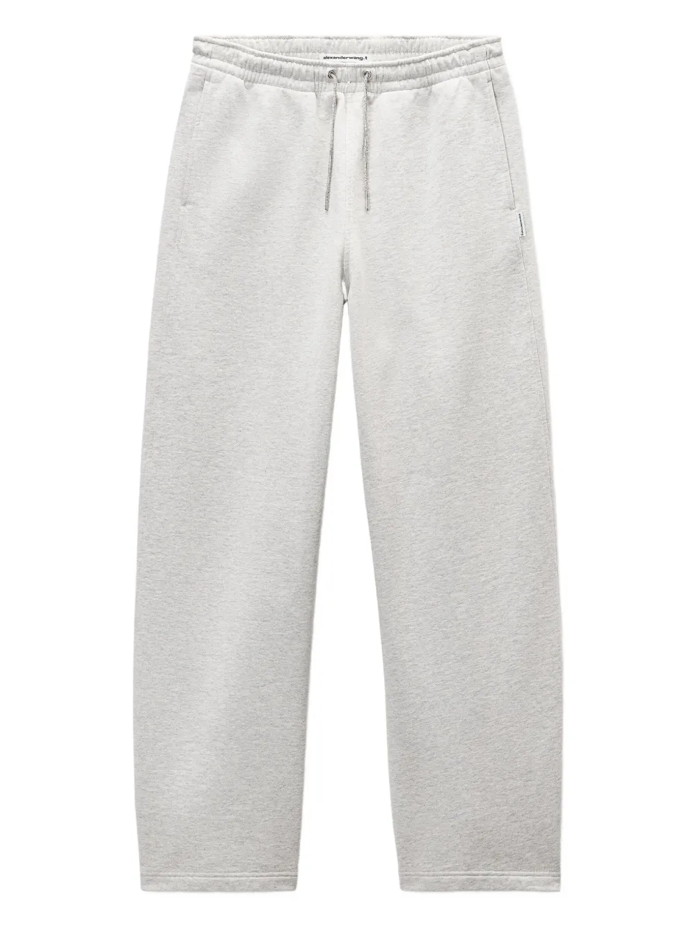 Alexander Wang rhinestone-drawcord track pants | Grey | Image 1
