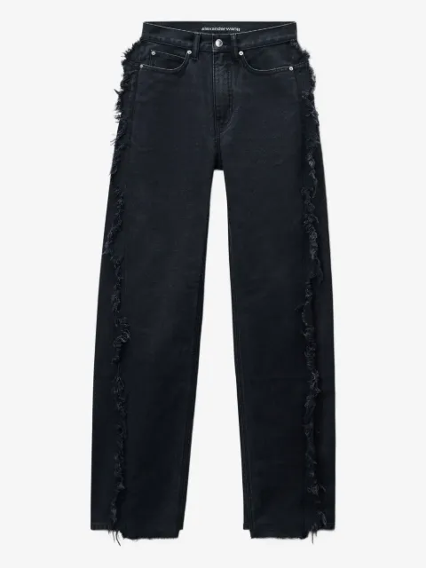 Alexander Wang Float frayed-seams denim jeans