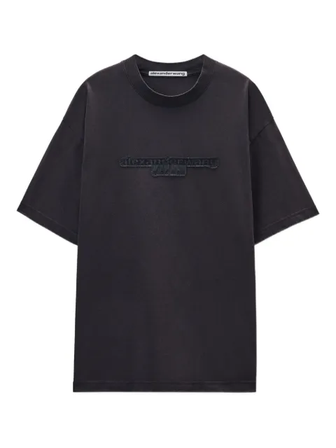 Alexander Wang logo-patch short-sleeve T-shirt
