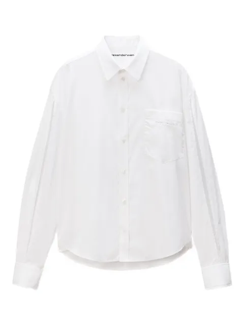 Alexander Wang slashed-sleeve shirt