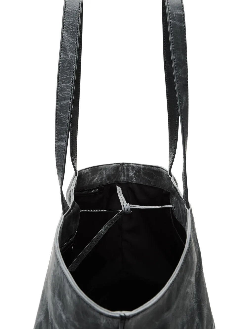 Alexander Wang Punch Logo-embossed Tote Bag In Black