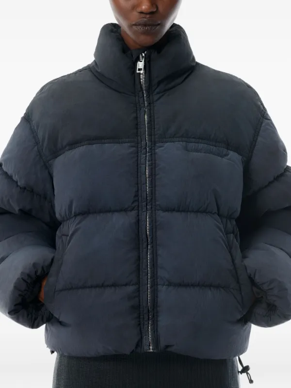 Alexander Wang クロップド パデッドジャケット | ブラック | FARFETCH JP