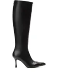 Alexander Wang 85mm Vera zip-detail pointed-toe boots - Black