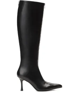 Balenciaga レザー ヒールブーツ | ブラック | FARFETCH JP