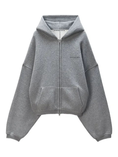 Alexander Wang sudadera con capucha y cremallera