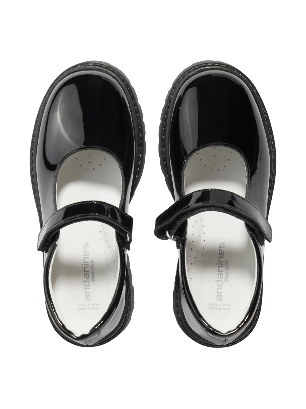 ANDANINES Ballerina's met bandje Zwart