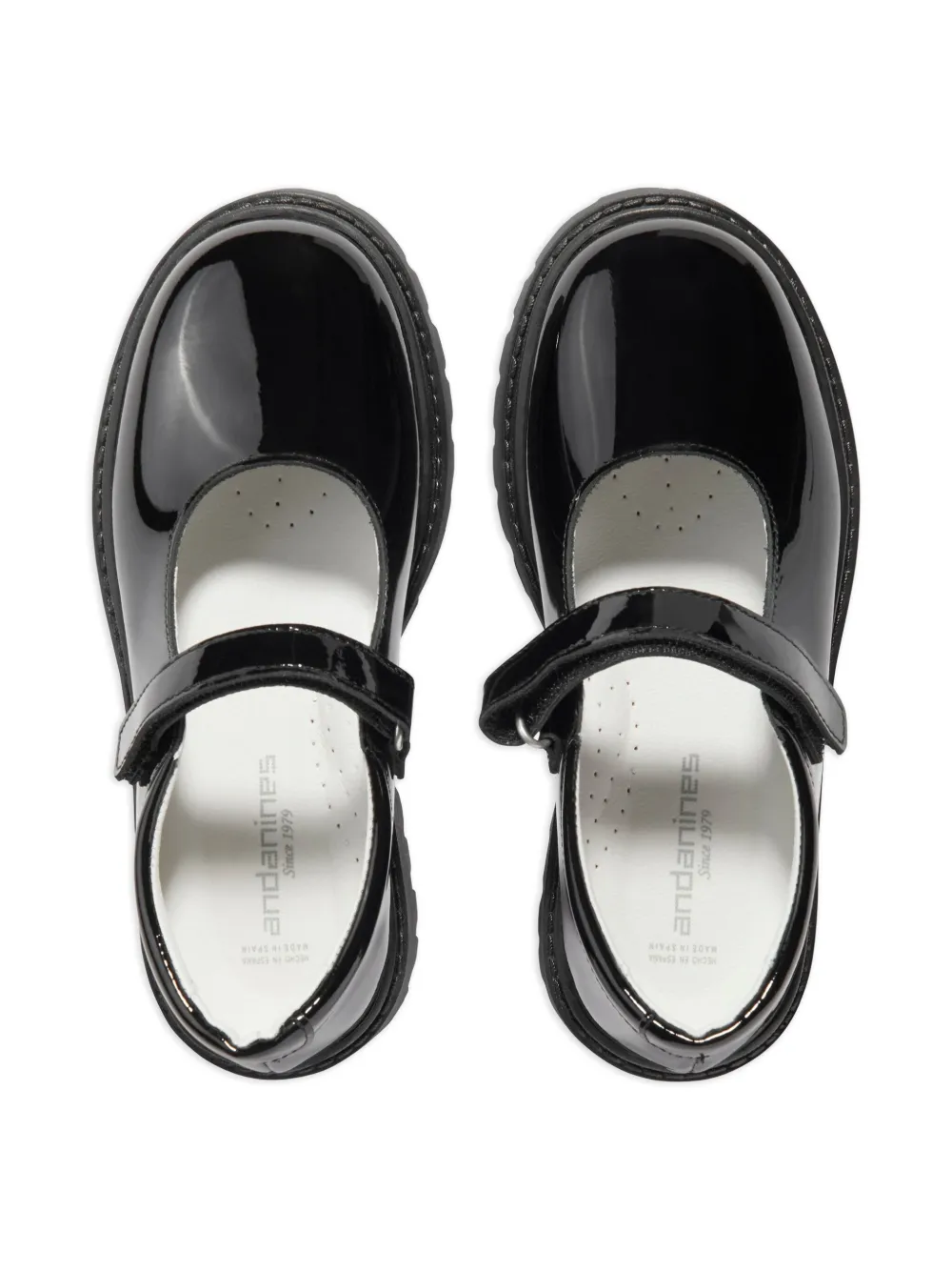 ANDANINES Ballerina's met bandje Zwart