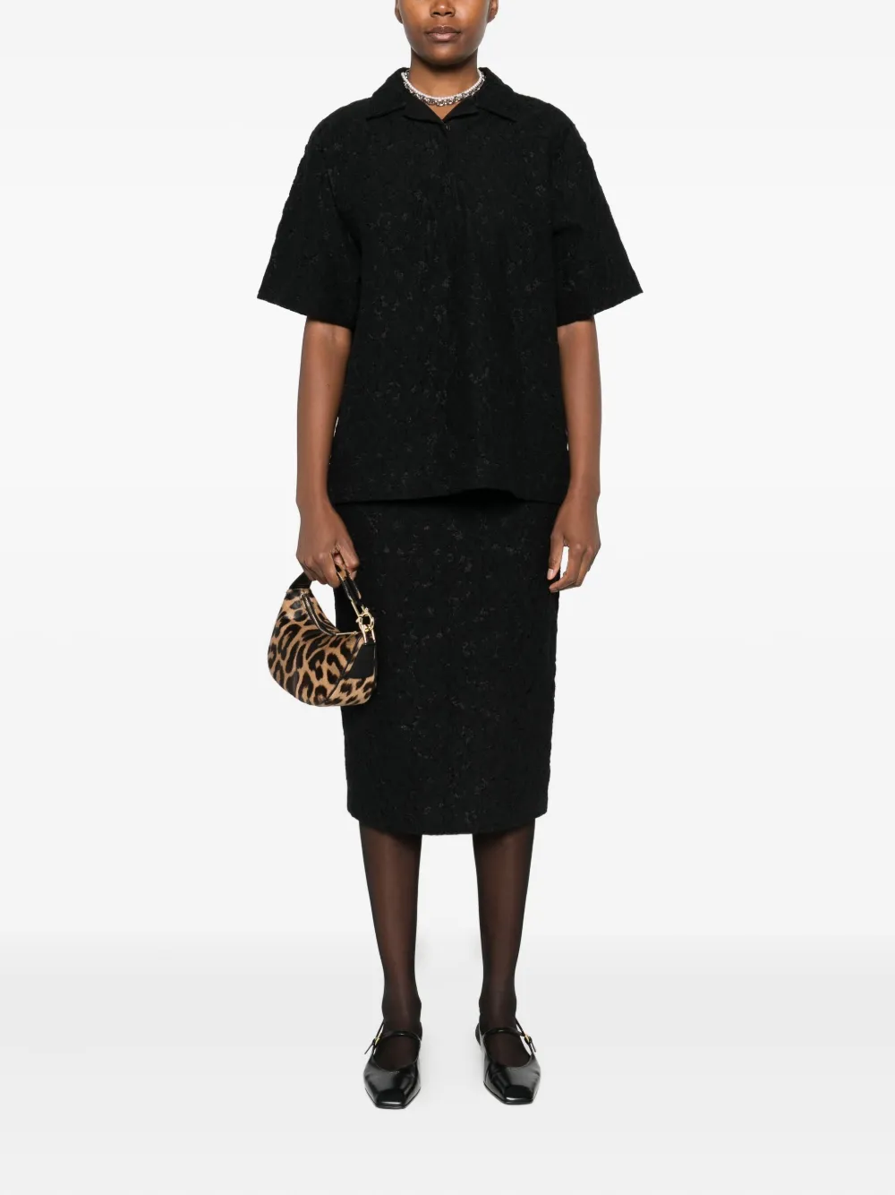 Nº21 floral-motif pencil skirt | Pencil Skirts | Image 2