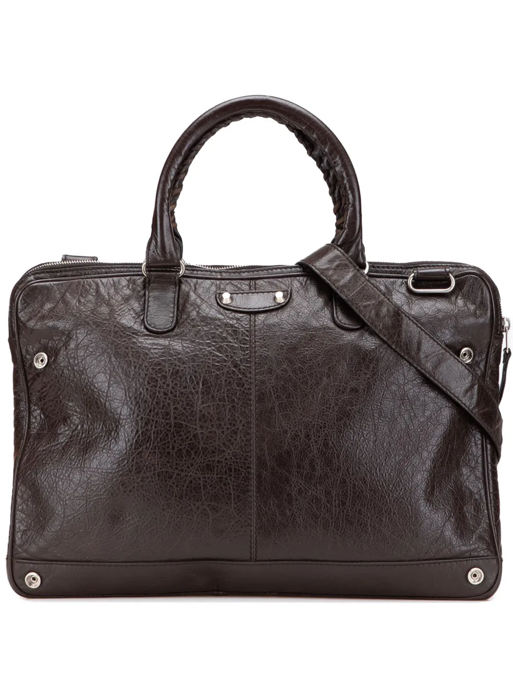 2013 Lambskin Leather Briefcase satchel