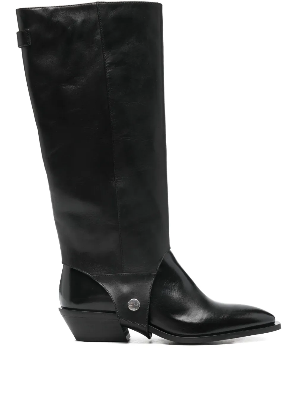 Alohas 30mm Detachable-panel Boots In Black