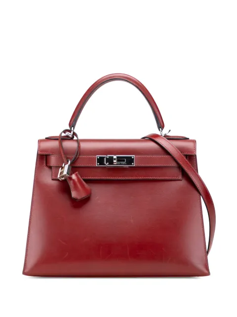 Hermès Pre-Owned Borsa a tracolla Box Calf Kelly II Sellier 28 2001