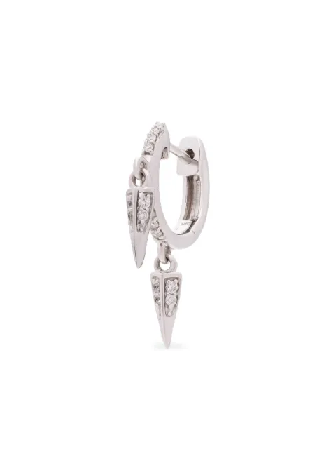 The Wild Jwls 14K white gold Auré diamond earring