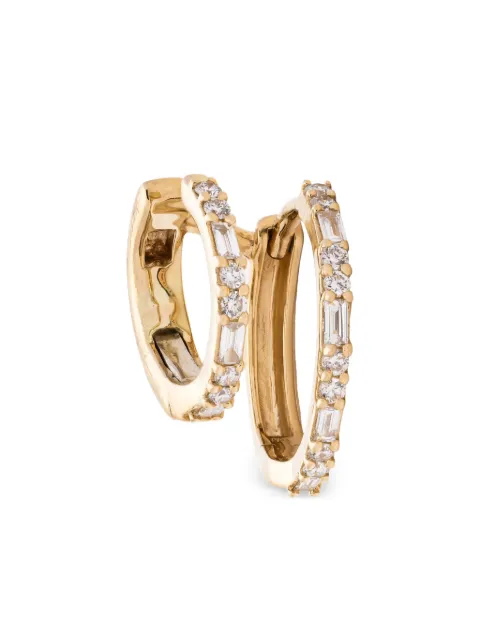 The Wild Jwls 14K yellow gold Marie diamond earring