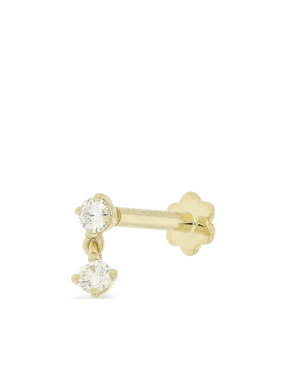 The Wild Jwls 14K yellow gold June diamond earring | Gold | Image 1