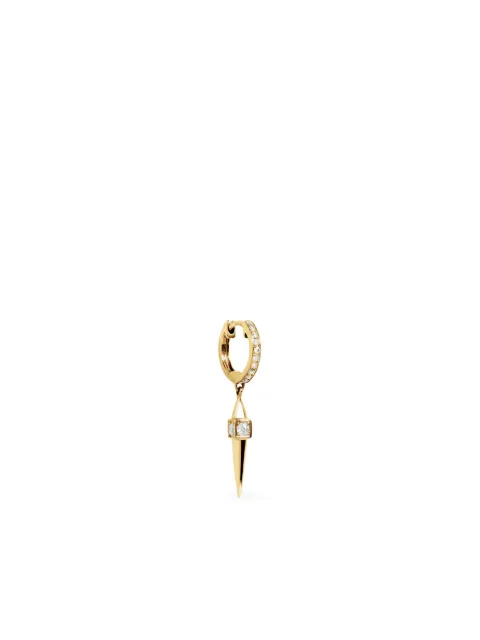 STATEMENT PARIS 18kt Yellow Gold Diamond Hoop Earrings