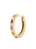 Ashaha 14K yellow gold Shiraz Rainbow diamond earring