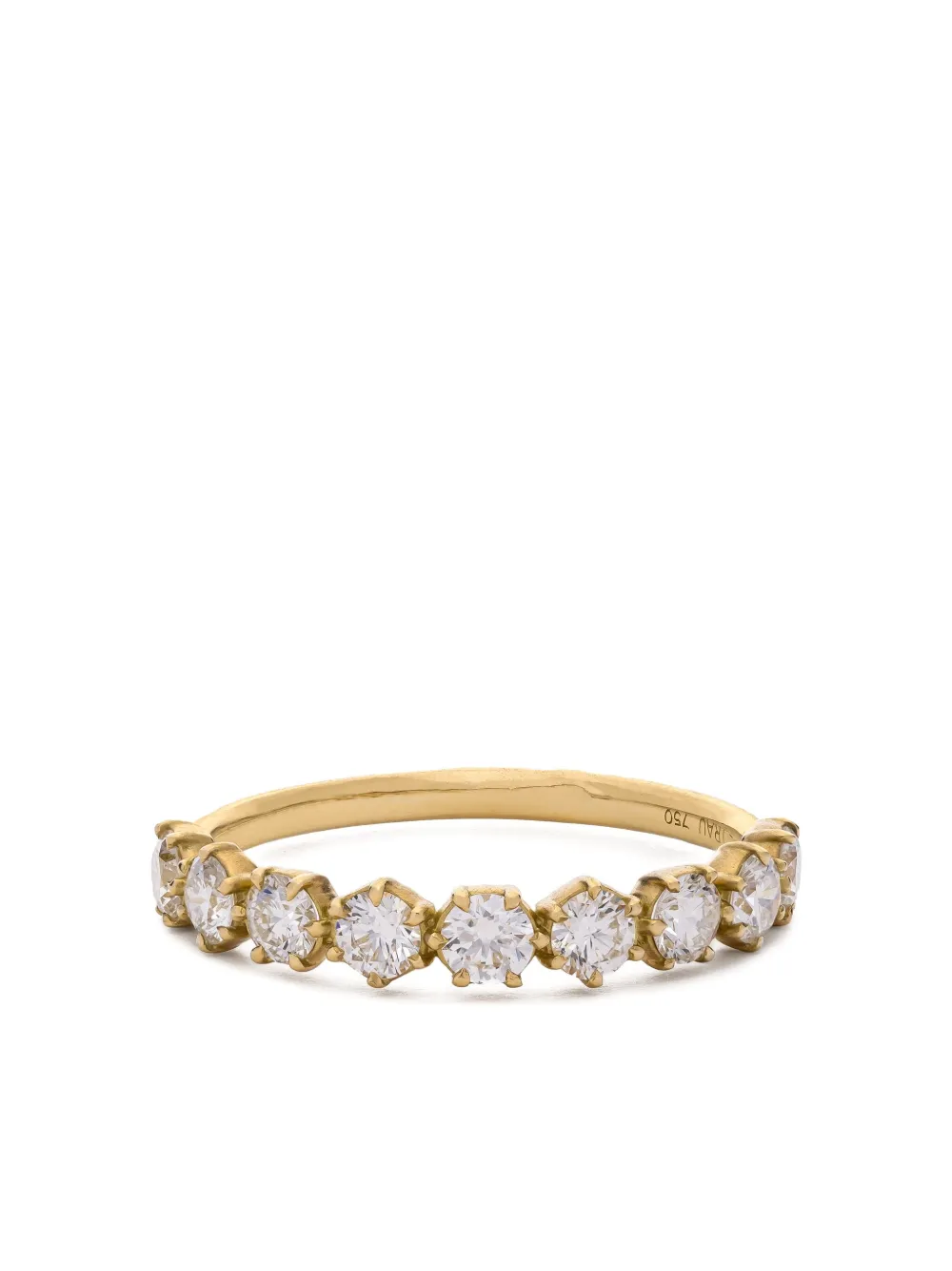 Jade Trau 18K yellow gold Catherine Half Eternity diamond ring | Gold | Image 1