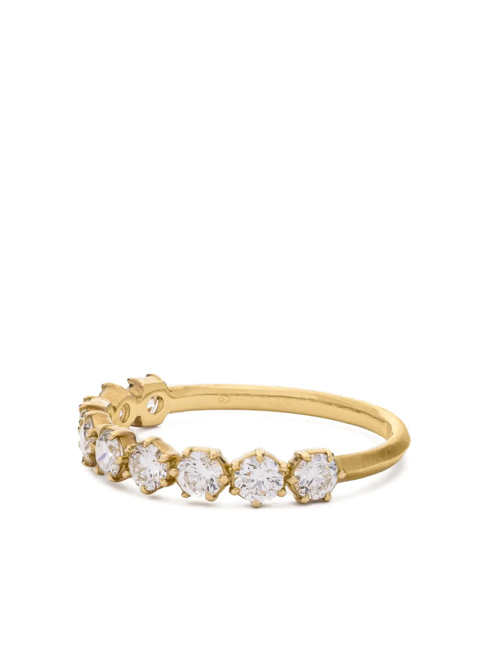 Jade Trau 18K yellow gold Catherine Half Eternity diamond ring | Image 2