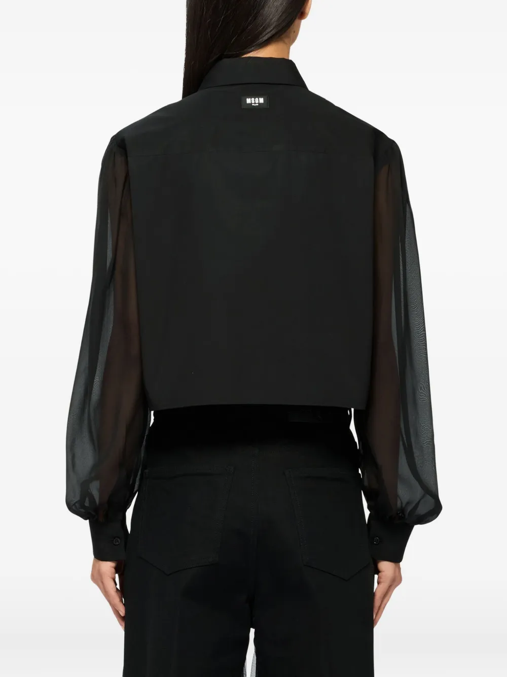 MSGM Blouse met lange mouwen Zwart