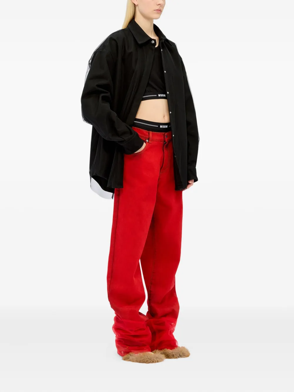 MSGM top de tirantes a rayas | Chalecos y camisetas | Image 2