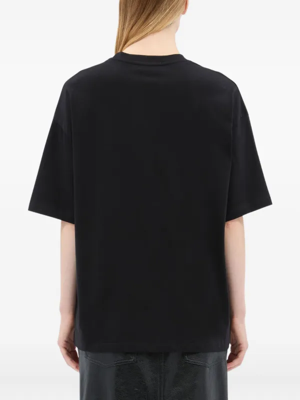 MSGM ロゴ Tシャツ | ブラック | FARFETCH JP
