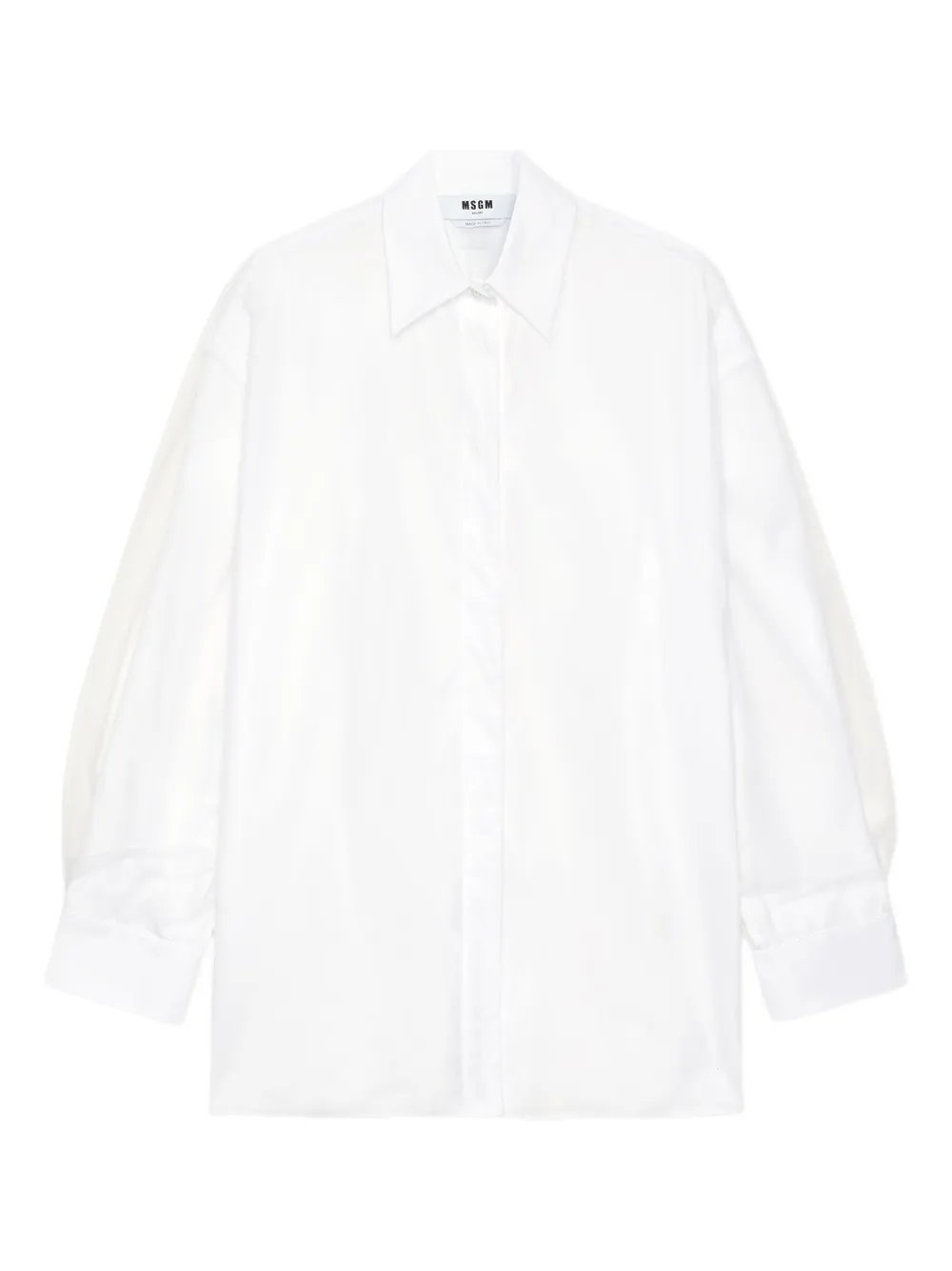 MSGM balloon-sleeve shirt | White | Image 1