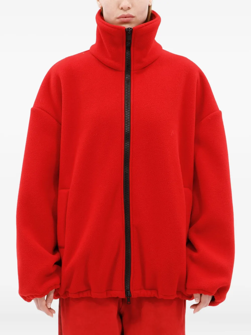 MSGM Sweater met ritssluiting Rood
