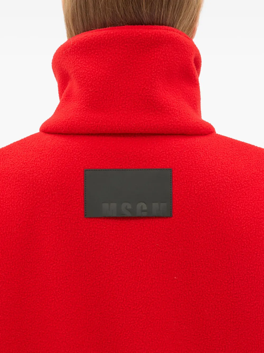 MSGM Sweater met ritssluiting Rood