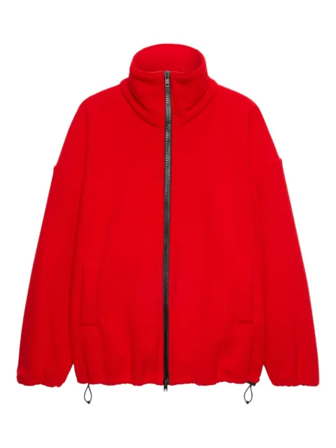 MSGM zip-fatening sweatshirt