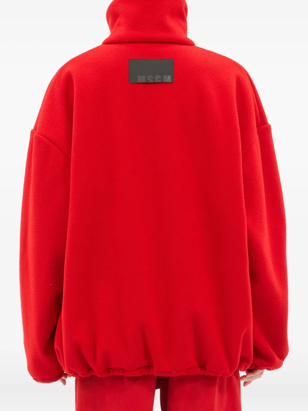 MSGM Sweater met ritssluiting Rood