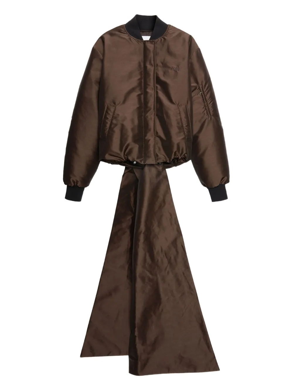 MSGM long-sleeve jacket | Brown | Image 1
