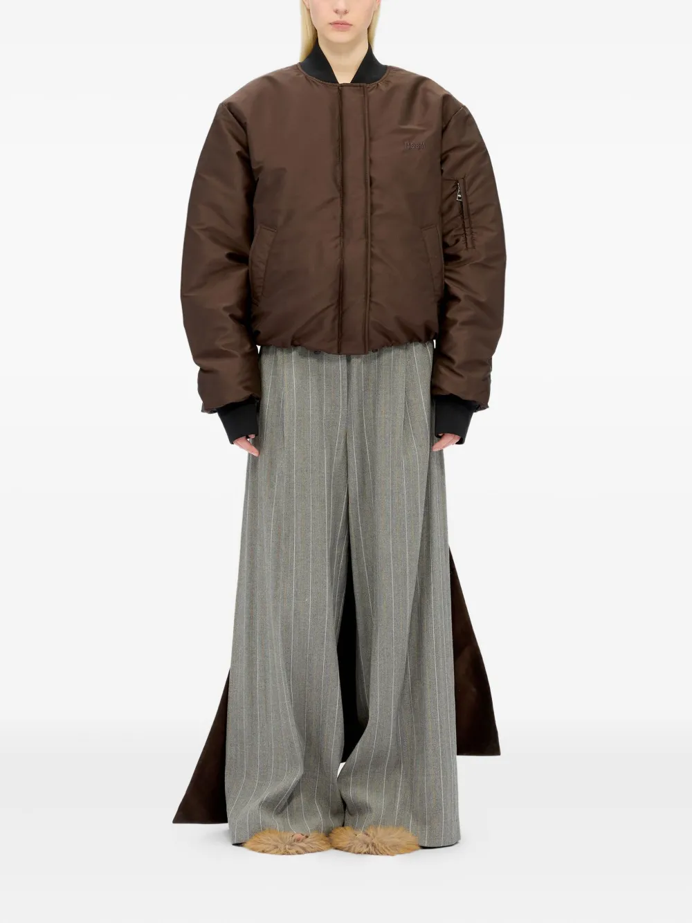 MSGM long-sleeve jacket - Bruin