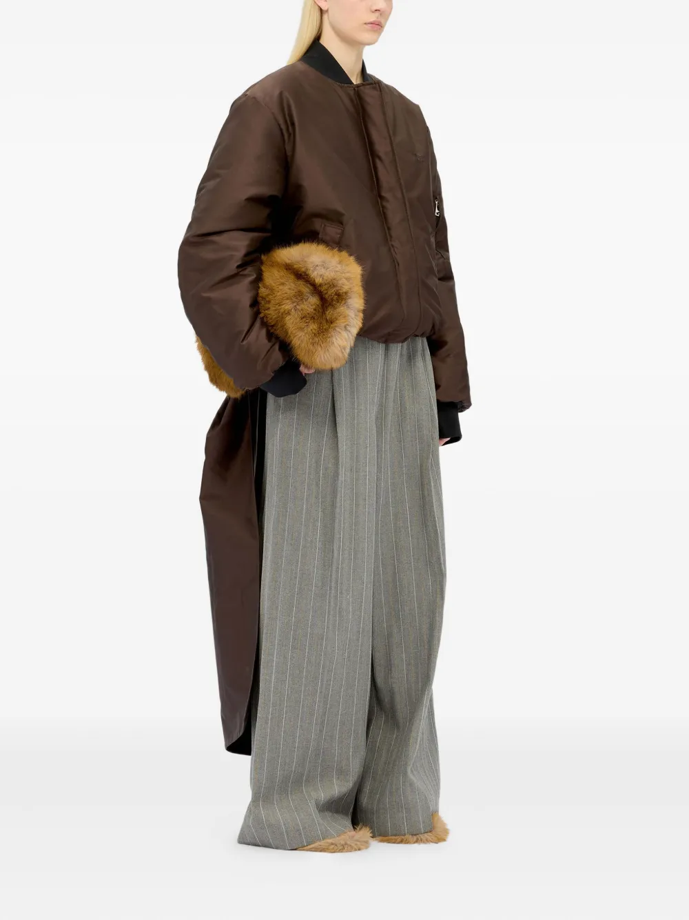 MSGM Jack met lange mouwen Bruin