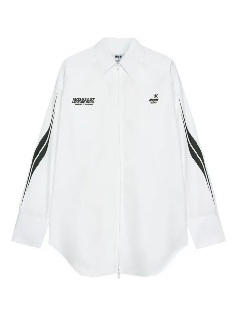 MSGM 拉链衬衫