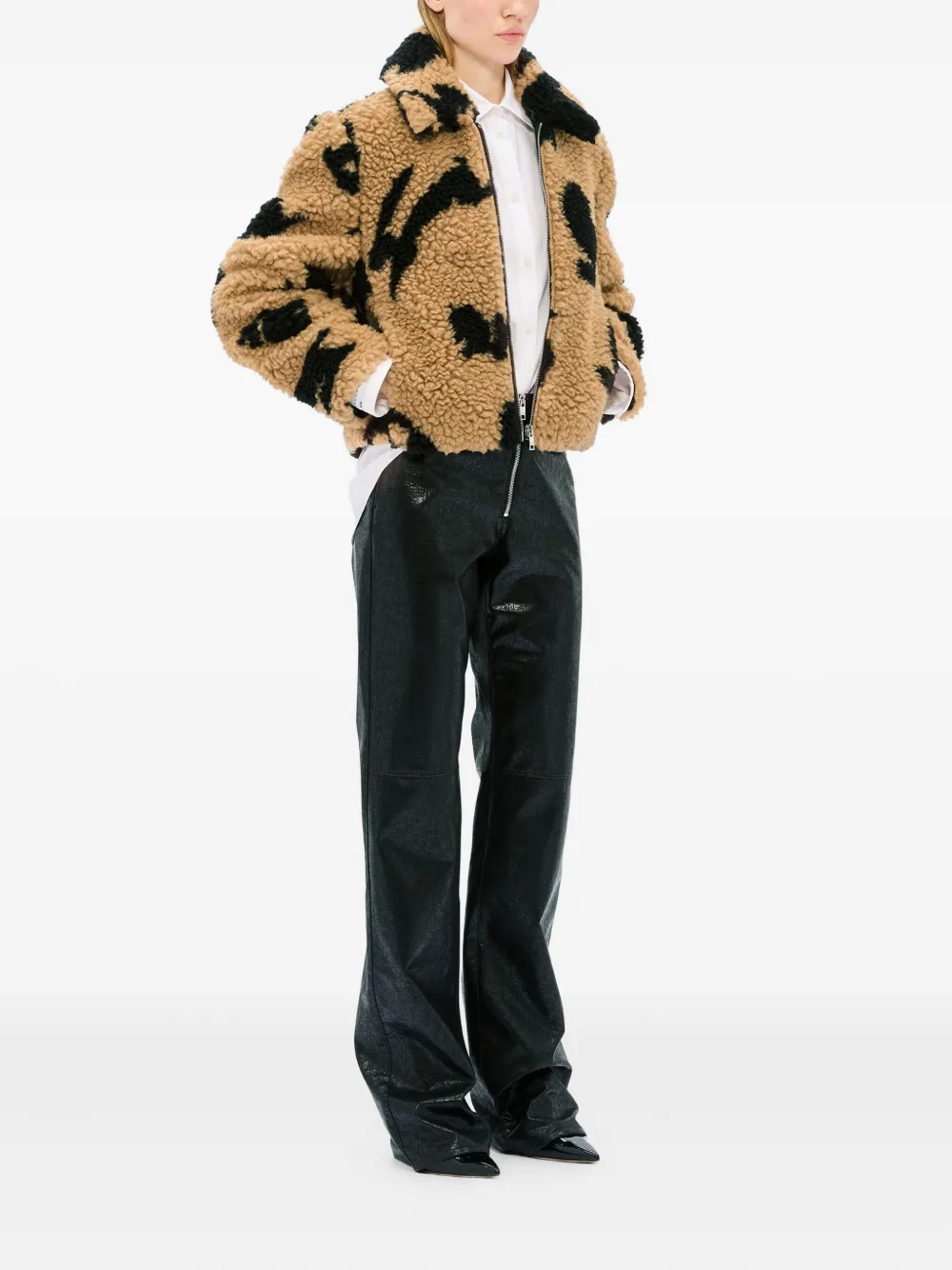 MSGM patterned zip-up jacket | Faux Fur & Shearling Jackets | Image 2