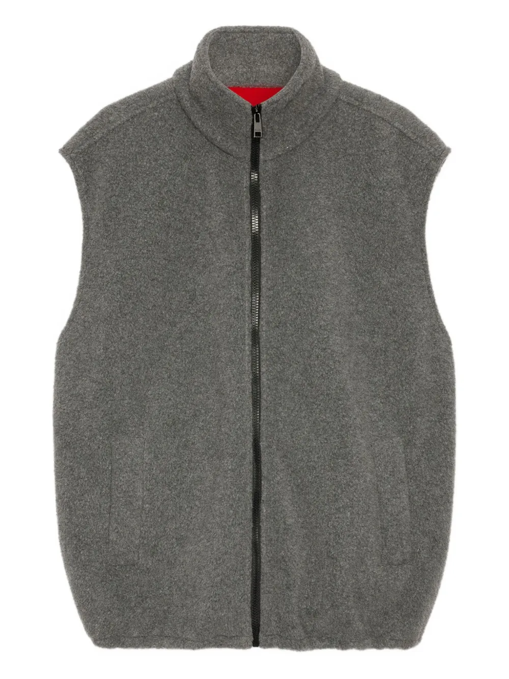 MSGM Colete com fechamento por zíper | Cinza | Image 1