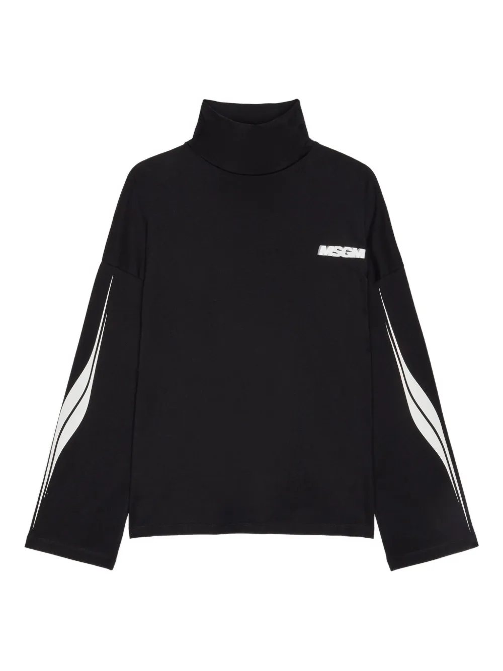 MSGM playera con logo estampado | negro | Image 1