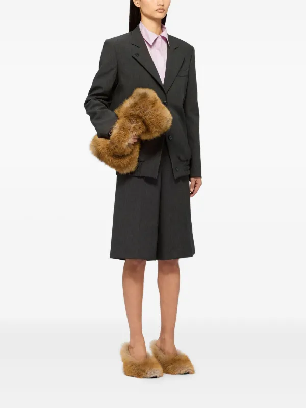 MSGM ロングスリーブ ジャケット | グレー | FARFETCH JP