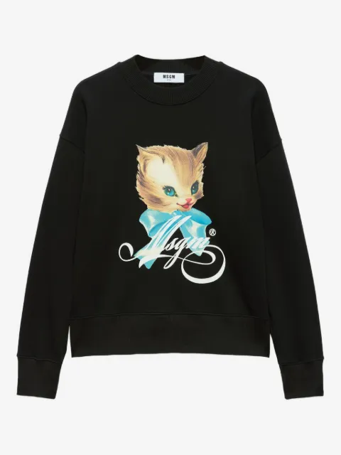 MSGM printed sweatshirt