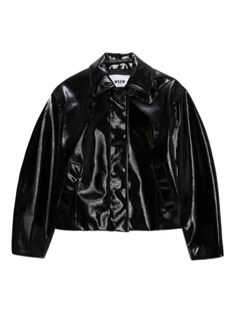 MSGM long-sleeve bomber jacket