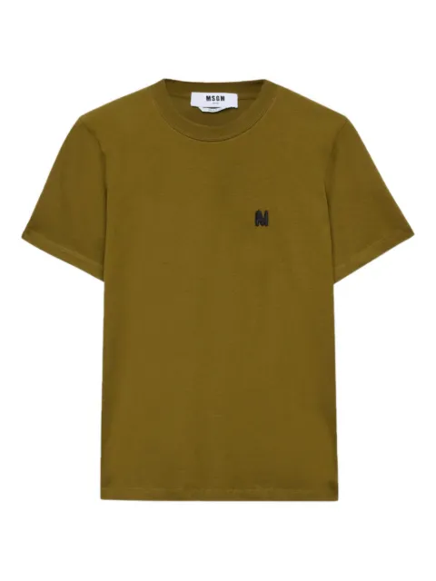 MSGM playera con logo bordado
