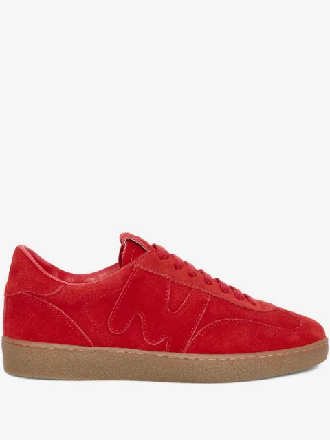 MSGM panelled suede sneakers