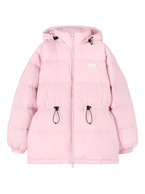 MSGM hooded drawstring coat