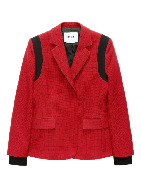 MSGM panelled blazer