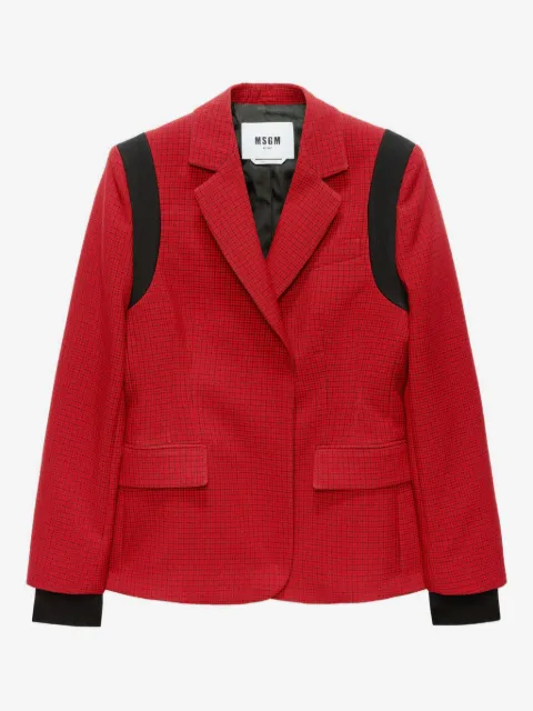 MSGM panelled blazer