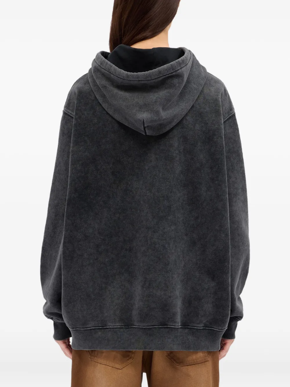 MSGM Hoodie met print Zwart