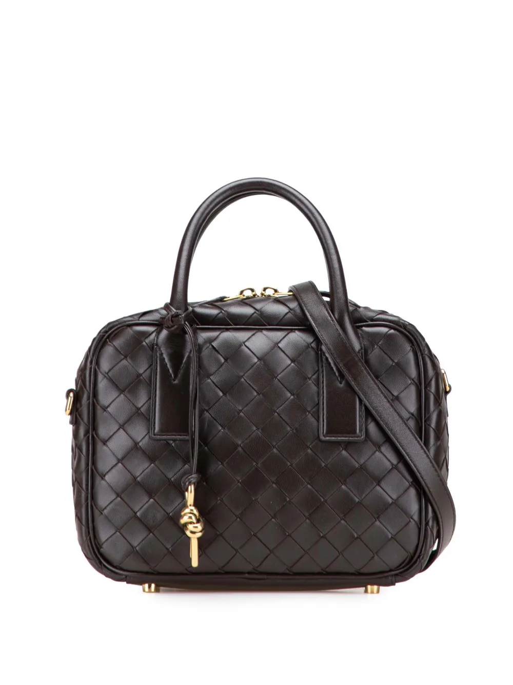 2012-2025 Small Lambskin Intrecciato Getaway satchel